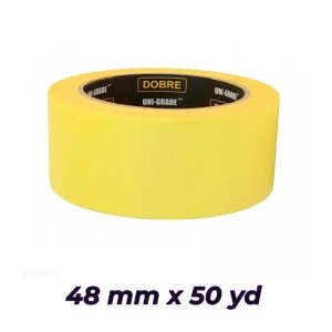 UNI-GRADE taśma malarska 48mm x 50yd papierowa żółta