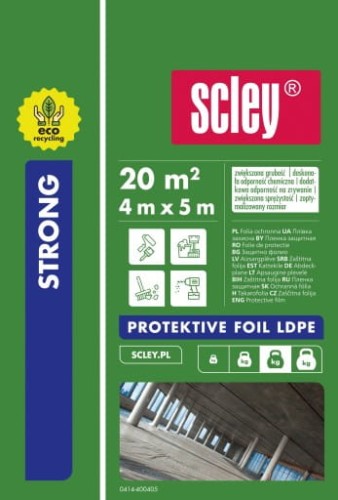 SCLEY folia malarska KAEM 4m x 5m STRONG ochronna