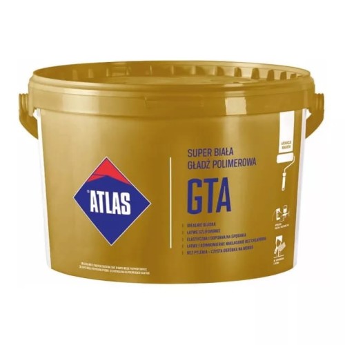 ATLAS GTA Super Biała Gładź Polimerowa 18kg