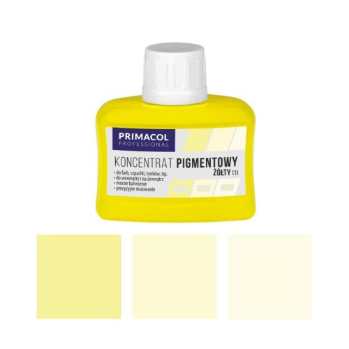 PRIMACOL koncentrat pigmentowy do farb 80ml żółty (1)
