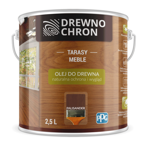 Drewnochron Olej do drewna Palisander 2,5L