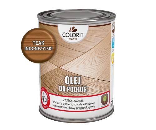 COLORIT Olej do podłóg TEAK INDONEZYJSKI 750ML