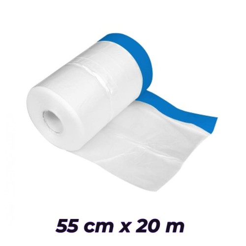 SOLID Folia z taśmą niebieską 55cm x 20m STRONG UV