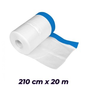 SOLID Folia z taśmą niebieską 210cm x 20m STRONG UV