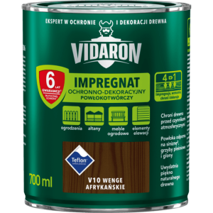 Vidaron Impregnat Ochronno-Dekoracyjny Powłokotwórczy Wenge Afrykańskie V10 0,7L