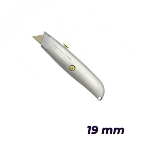 SOLID Nóż metalowy trapezowy 19mm BLISTER
