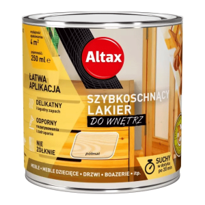 Altax Szybkoschnący Lakier Do Wnętrz Półmat 0,25L