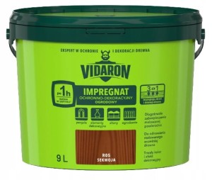 VIDARON Impregnat ochronno-dekoracyjny ogrodowy R05 Sekwoja 9L