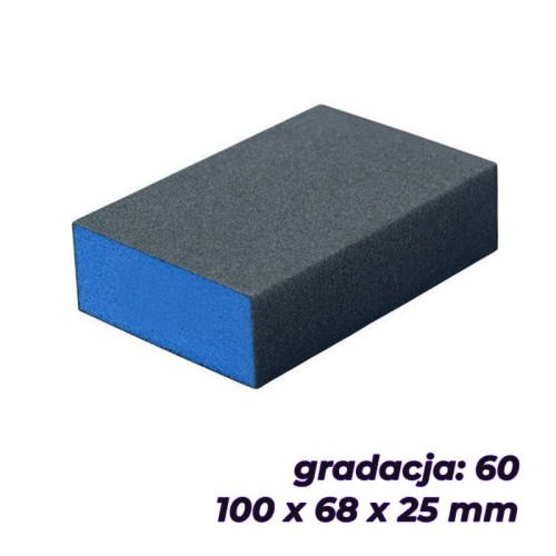 BLUE DOLPHIN KOSTKA ŚCIERNA 100X68X25MM GR 60