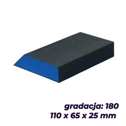 BLUE DOLPHIN KOSTKA ŚCIERNA TRAPEZOWA 110x65x25MM GR 180