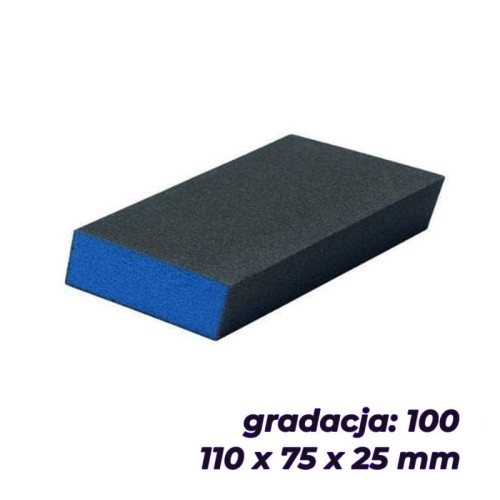 BLUE DOLPHIN KOSTKA ŚCIERNA ROGOWA 110x75x25MM GR 100