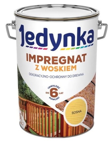 Jedynka Impregnat Do Drewna Z Woskiem Sosna 5L