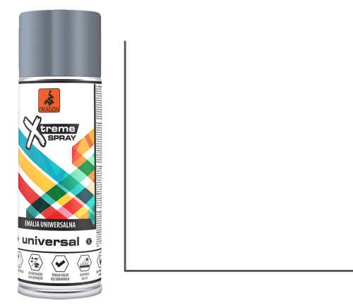 DRAGON Emalia uniwersalna w aerozolu 400ml bezbarwny RAL 0000