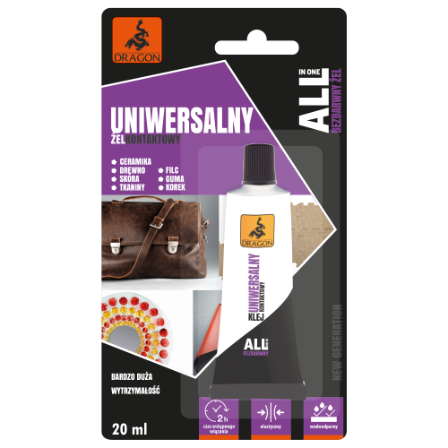 DRAGON KLEJ UNIWERSALNY KONTAKTOWY 20ML BLISTER
