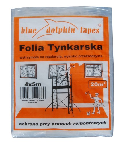 BLUE DOLPHIN folia tynkarska 4m x 5m