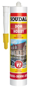 SOUDAL Silikon uniwersalny 280ml biały 