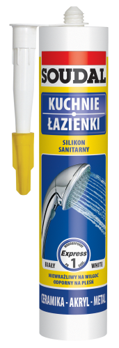 SOUDAL Silikon sanitarny EXPRESS 280ml biały