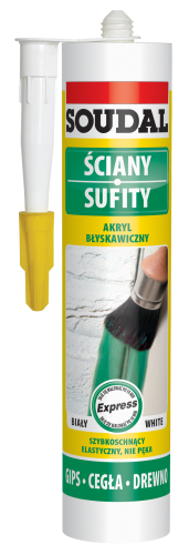 SOUDAL Akryl błyskawiczny EXPRESS 280ml biały