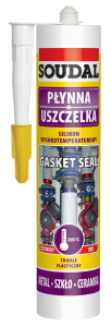 SOUDAL Silikon wysokotemperaturowy czerwony 280ml 
