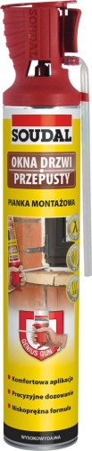 SOUDAL Pianka montażowa z aplikatorem GENIUS GUN 770ml