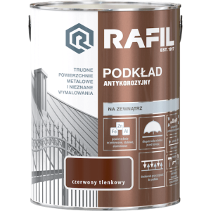 Rafil Podkład Antykorozyjny Czerwony Tlenkowy 5L 