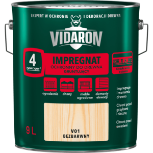 VIDARON Impregnat gruntujący bezbarwny V01 9L