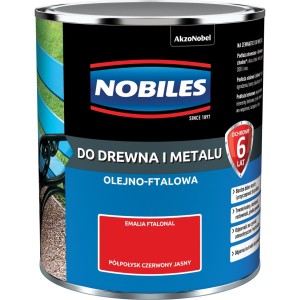 NOBILES FTALONAL FARBA ALKIDOWA Czerwony Jasny Półpołysk 0,7L
