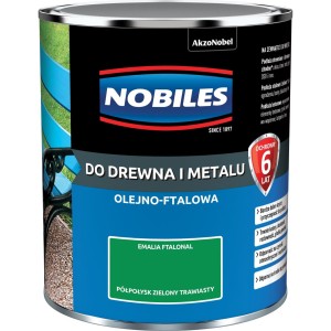 NOBILES FTALONAL FARBA ALKIDOWA Zielony Trawiasty Półpołysk 0,7L