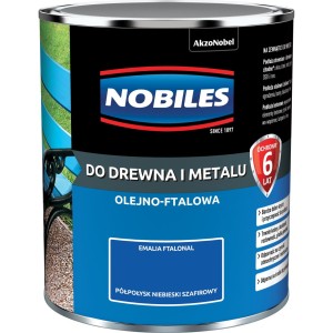 NOBILES FTALONAL FARBA ALKIDOWA Niebieski Szafirowy Półpołysk 0,7L
