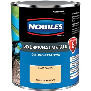 NOBILES FTALONAL FARBA ALKIDOWA Kremowy Półpołysk 0,7L