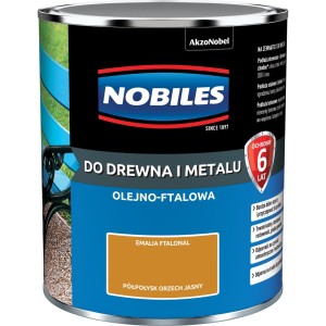 NOBILES FTALONAL FARBA ALKIDOWA Orzech Jasny Półpołysk 0,7L
