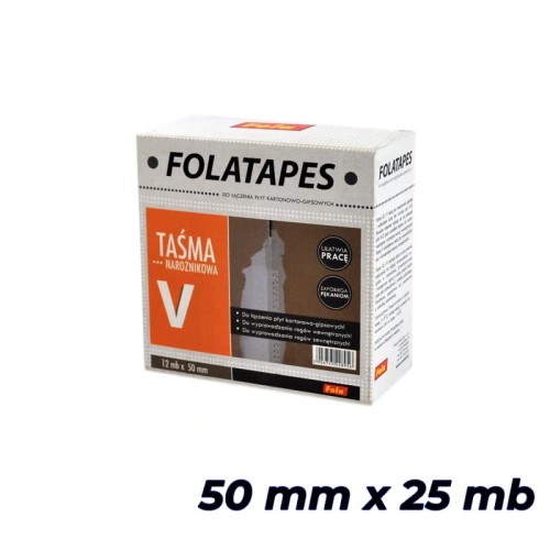 FOLA Taśma narożnikowa V-12 50 mm x 25 mb