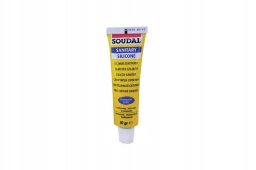 SOUDAL Silikon sanitarny 60g bezbarwny