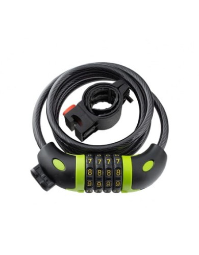 GERDA Zapięcie rowerowe szyfrowe linka KOMBO FLEX 1200/8C