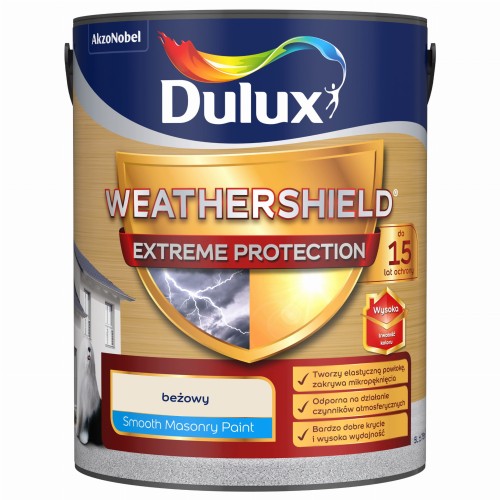 DULUX Farba elewacyjna WEATHERSHIELD EXTREME beżowy 5L
