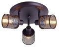 CANDELLUX Lampa sufitowa CANABERA 3x40W