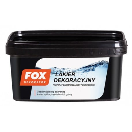 FOX LAKIER DEKORACYJNY MAT 1 L