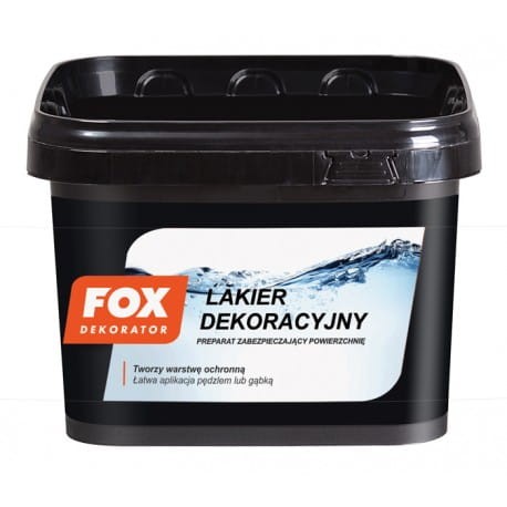 FOX LAKIER DEKORACYJNY SATYNA 3 L