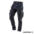 Spodnie robocze 5-kiszeniowe DENIM, rozmiar L