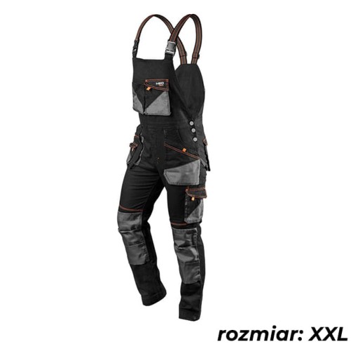 Ogrodniczki robocze HD SLIM, rozmiar XXL