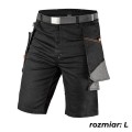 Krótkie spodenki robocze HD SLIM z paskiem, rozmiar L
