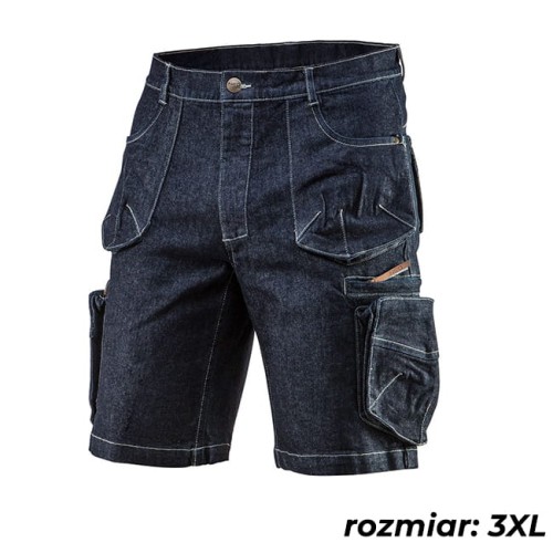 Krótkie spodenki robocze DENIM, rozmiar XXXL