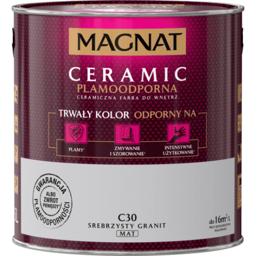 MAGNAT CERAMIC SREBRZYSTY GRANIT C30 2,5L