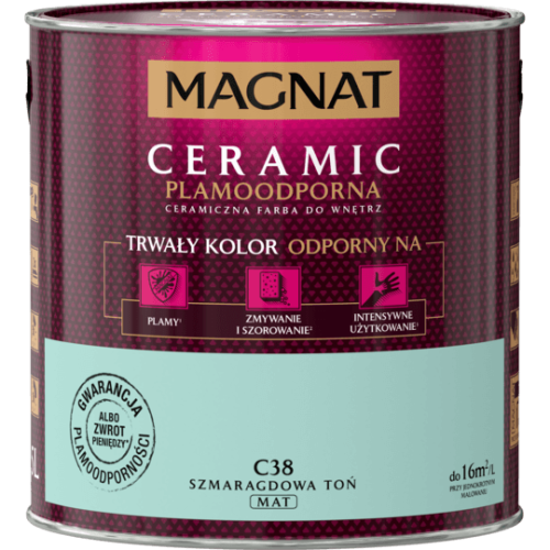 MAGNAT CERAMIC C38 SZMARAGDOWA TOŃ 2,5L
