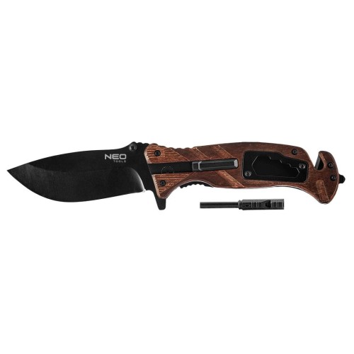 TOPEX Nóż składany 22 cm 6w1 SURVIVAL