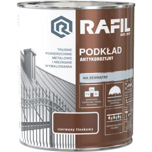 RAFIL Podkład Antykorozyjny czerwony tlenkowy 0,75L