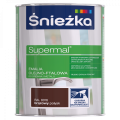 ŚNIEŻKA SUPERMAL Emalia olejno-ftalowa brązowy połysk RAL8016 0,8L