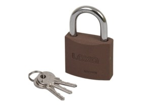 GERDA Kłódka pałąkowa LOXA BROWN S50 żeliwna 