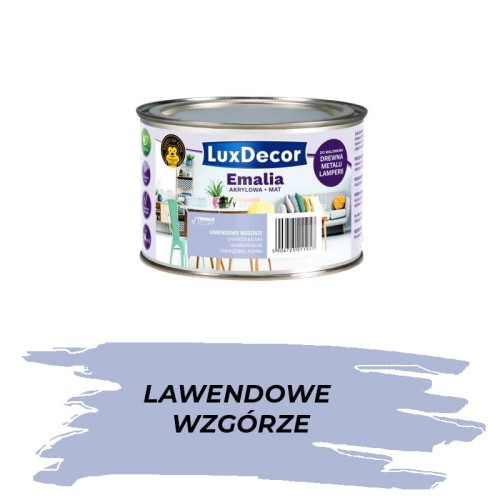 LUXDECOR Emalia akrylowa lawendowe wzgórze 0,4L MAT