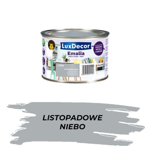 LUXDECOR Emalia akrylowa listopadowe niebo 0,4L MAT